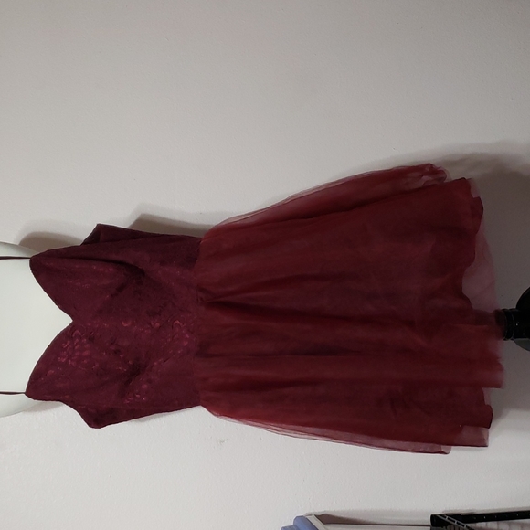 Source Unknown Dresses & Skirts - Burgundy/Wine Plus Size Dress Size 2X